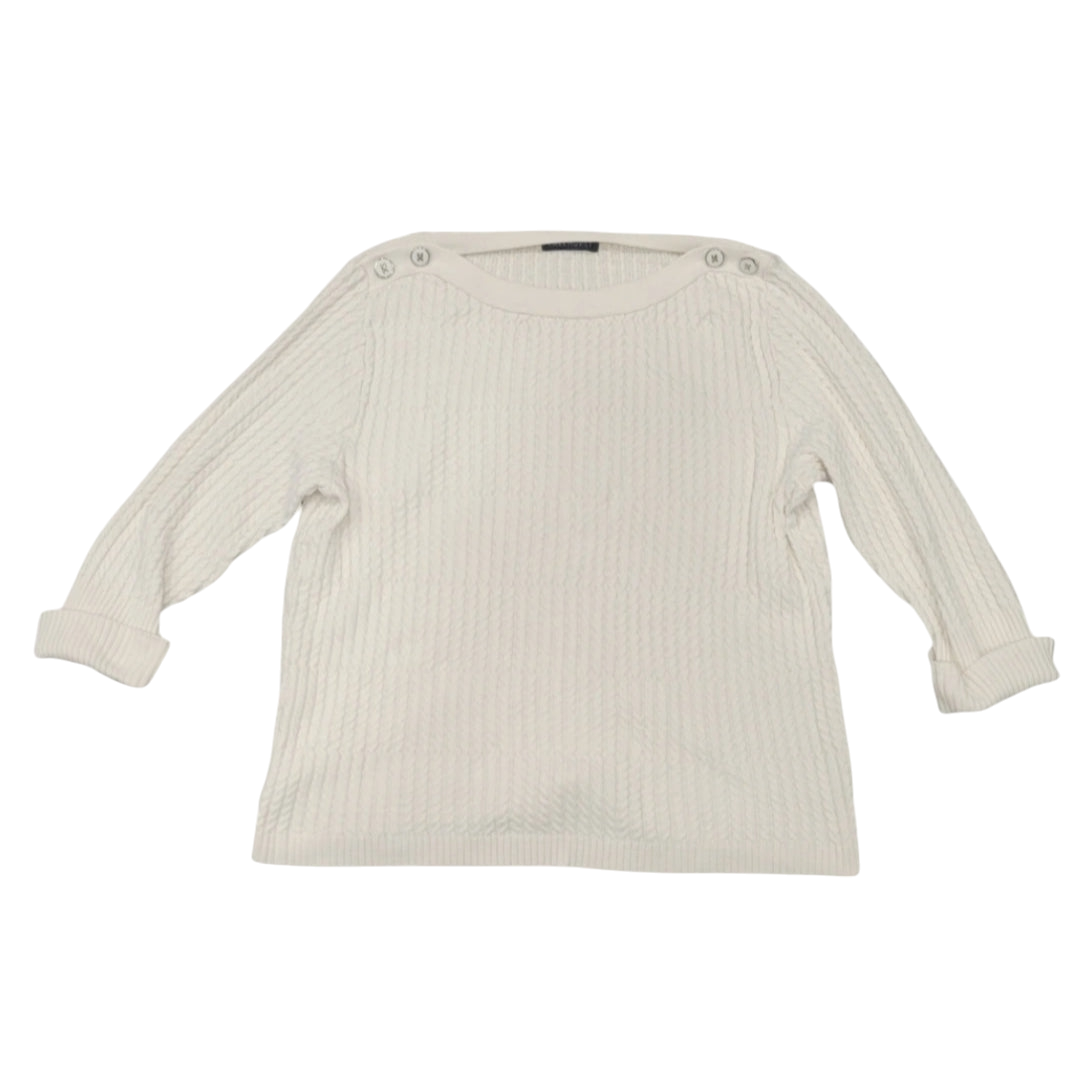 PARKHURST WHITE KNITSWEATER