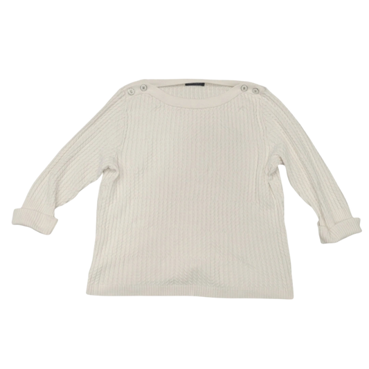 PARKHURST WHITE KNITSWEATER