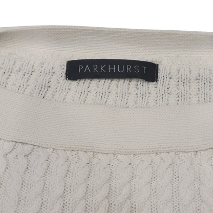 PARKHURST WHITE KNITSWEATER