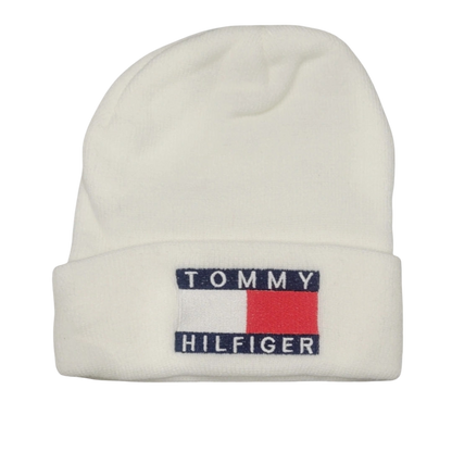 TOMMY HILFIGER WHITE BEANIE