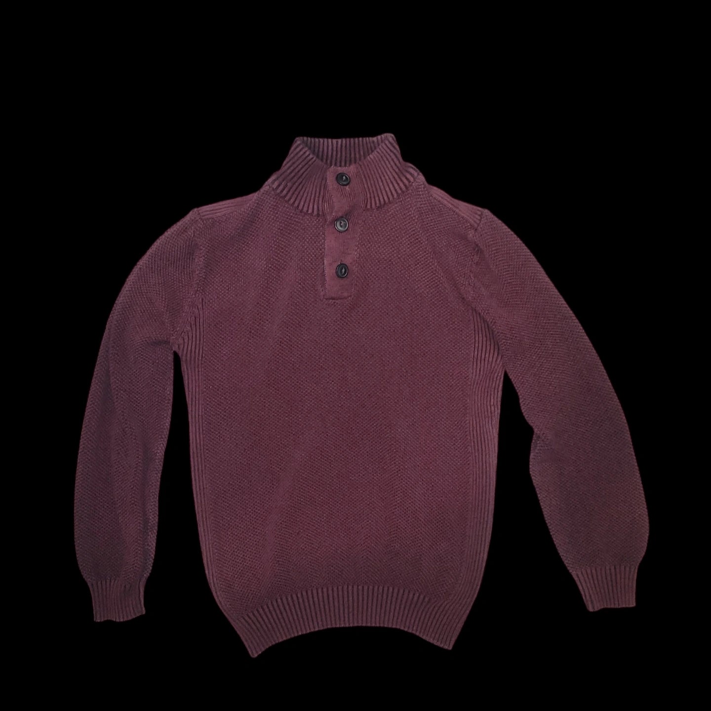 BURGUNDY KNITSWEATER